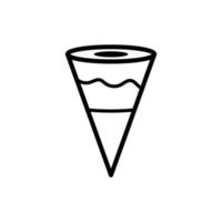 plantilla de diseño de vector de icono de helado