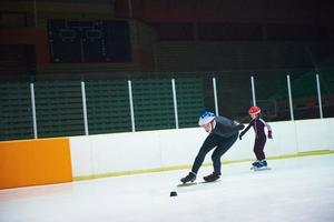 vista de patinaje de velocidad foto