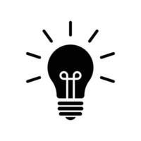 light bulb icon vector design template