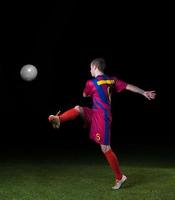 Soccer player view photo