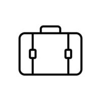 plantilla de diseño de vector de icono de maletín