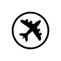 plane icon vector design template