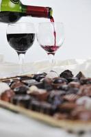 vino y chocolate foto