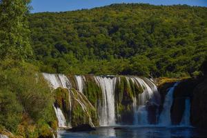 View of a waterfall photo