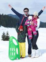 Winter family fun photo