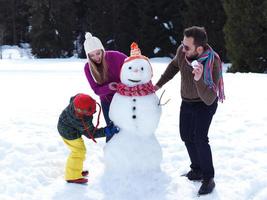 Winter family fun photo