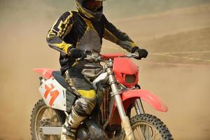 Motocross bike race photo