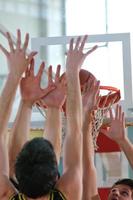 jugando baloncesto vista foto