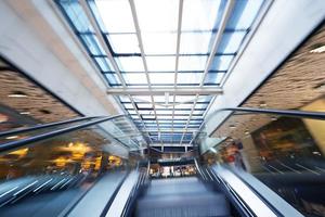 shopping mall escalators photo