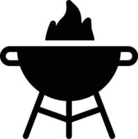 ilustración de vector de parrilla en un fondo. símbolos de calidad premium. iconos vectoriales para concepto y diseño gráfico.