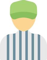 referee vector illustration on a background.Premium quality symbols.vector icons for concept and graphic design.