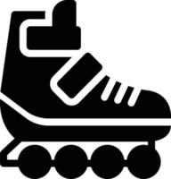 Ilustración de vector de patinaje sobre un fondo. Símbolos de calidad premium. Iconos vectoriales para concepto y diseño gráfico.