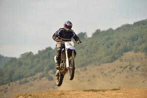 Motocross bike race photo