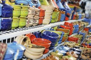 africa and tunis colorful ceramics photo