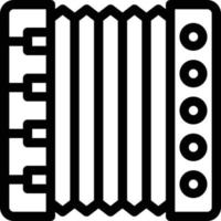 accordion vector illustration on a background.Premium quality symbols.vector icons for concept and graphic design.