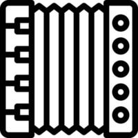 accordion vector illustration on a background.Premium quality symbols.vector icons for concept and graphic design.