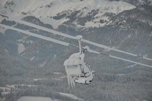 winter mountain landscape photo