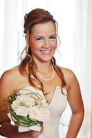 beautiful bride portrait photo