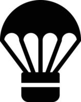 parachute vector illustration on a background.Premium quality symbols.vector icons for concept and graphic design.