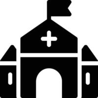 ilustración de vector de iglesia en un fondo. símbolos de calidad premium. iconos vectoriales para concepto y diseño gráfico.