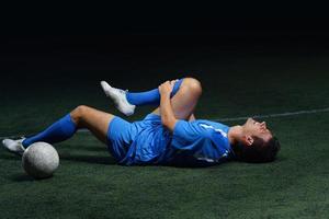 Soccer player view photo
