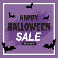 halloween art background happy halloween sale for this halloween vector