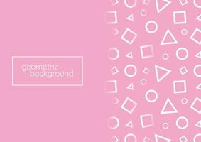 memphis seamless pattern pink background design for website background vector