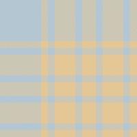 Plaid check pattern. Seamless fabric texture. Tartan textile print. vector