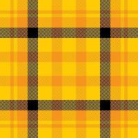 Plaid check pattern. Seamless fabric texture. Tartan textile print. vector