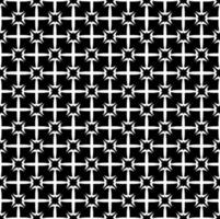 Black and white seamless pattern texture. Greyscale ornamental graphic design. Mosaic ornaments. vector