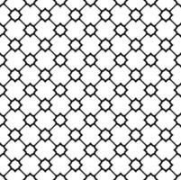 Black and white seamless pattern texture. Greyscale ornamental graphic design. Mosaic ornaments. vector