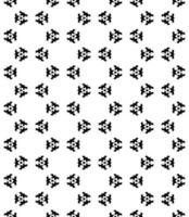 Black and white seamless pattern texture. Greyscale ornamental graphic design. Mosaic ornaments. vector