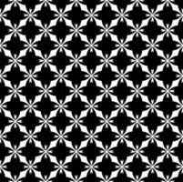 Black and white seamless pattern texture. Greyscale ornamental graphic design. Mosaic ornaments. vector