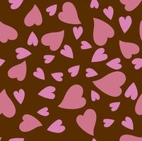 Seamless background with hearts for works on love theme, valentine's day, mother's day.