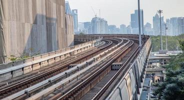 ferrocarriles en construcción. foto