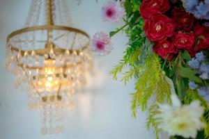 Wedding flowers, wedding property, wedding interiors. Decorations. flowers. photo