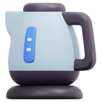 kettle 3d render icon illustration png