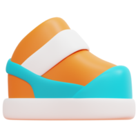 shoes 3d render icon illustration png