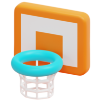 backboard 3d render icon illustration png