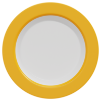 dish 3d render icon illustration png