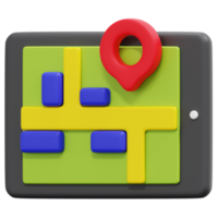 navigation 3d-render-symbol-illustration png