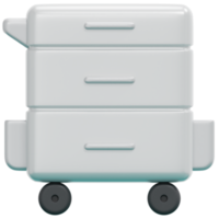 Trolley 3D-Render-Icon-Illustration png