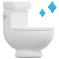 wc 3d-render-symbol-illustration png