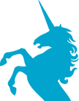 unicorno silhouette illustrazione png