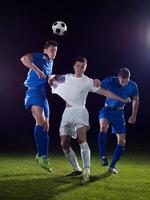 soccer players duel photo