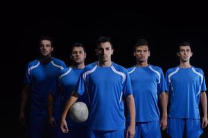 equipo de jugadores de fútbol foto