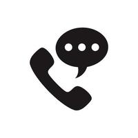 phone call solid icon vector