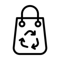 Recycle Bag Icon Design vector