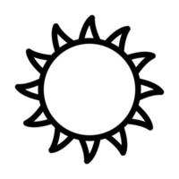 Sun Icon Design vector