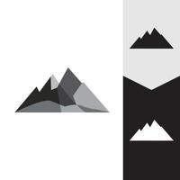 Mountain icon Logo Template Vector illustration design